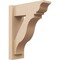 Ekena Millwork 6-in W x 16-in D x 20-in H Funston Trad Rough Cedar Woodgrain TimberThane Outlooker, Primed Tan OUTUR060X16X20FST04RCPR - alternate 1